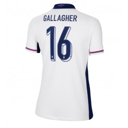 Engeland Conor Gallagher #16 Thuis tenue Dames EK 2024 Korte Mouw
